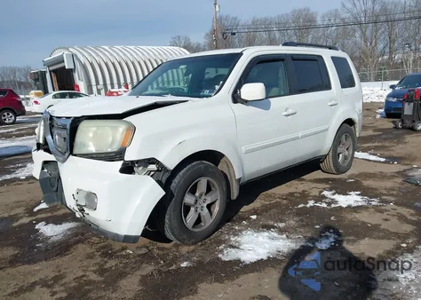 2010 Honda Pilot Ex-L from USA, damaged, VIN 5FNYF4H59AB034238